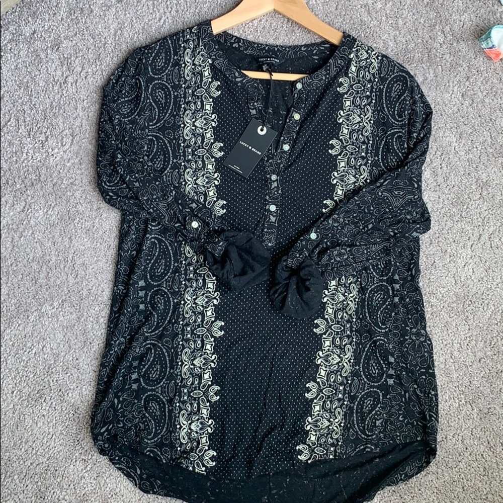 Lucky Brand Women’s 3/4 Button down